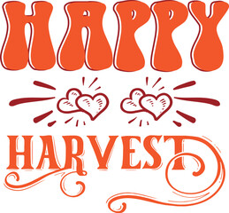 happy harvest Svg