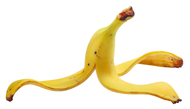 Banana peel cut out