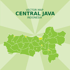 THE MAP OF CENTRAL JAVA