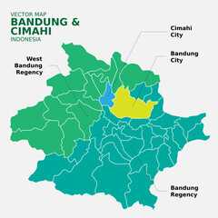 THE MAP OF BANDUNG & CIMAHI