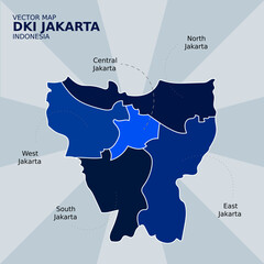 THE MAP OF DKI JAKARTA