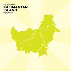 THE MAP OF KALIMANTAN