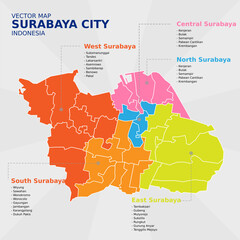 THE MAP OF SURABAYA