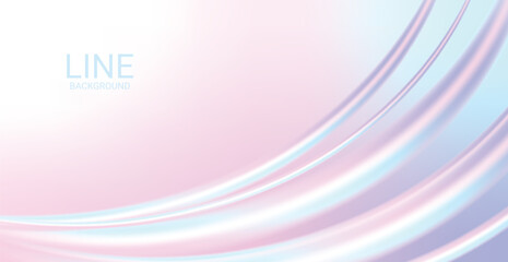 Obraz premium Blue Modern Lines Pattern Abstract Background. Technology Banner. Wallpaper. BG. Vector Illustration