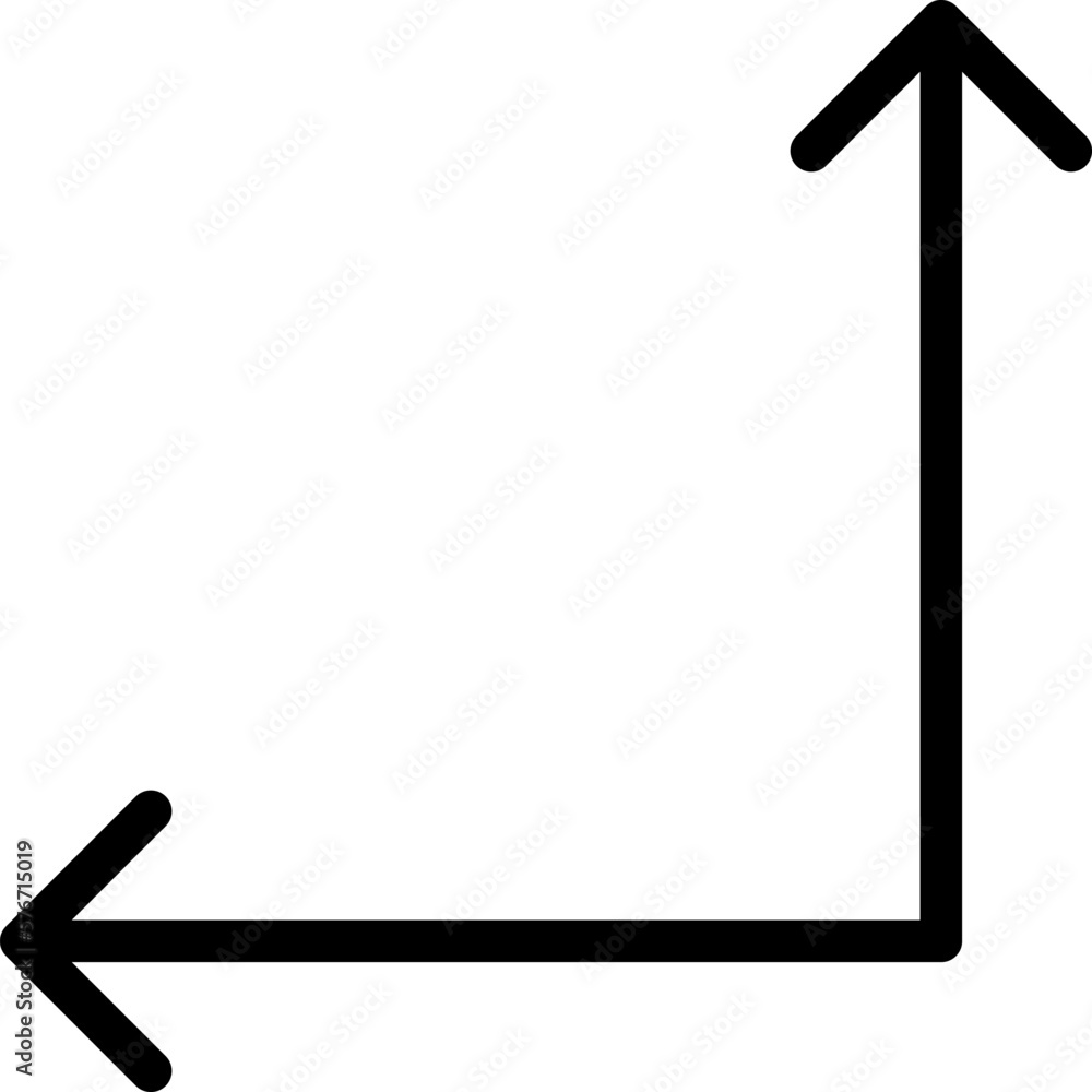 Poster arrow icon. simple thin line, outline vector of arrows icons for ui and ux, website or mobile applic