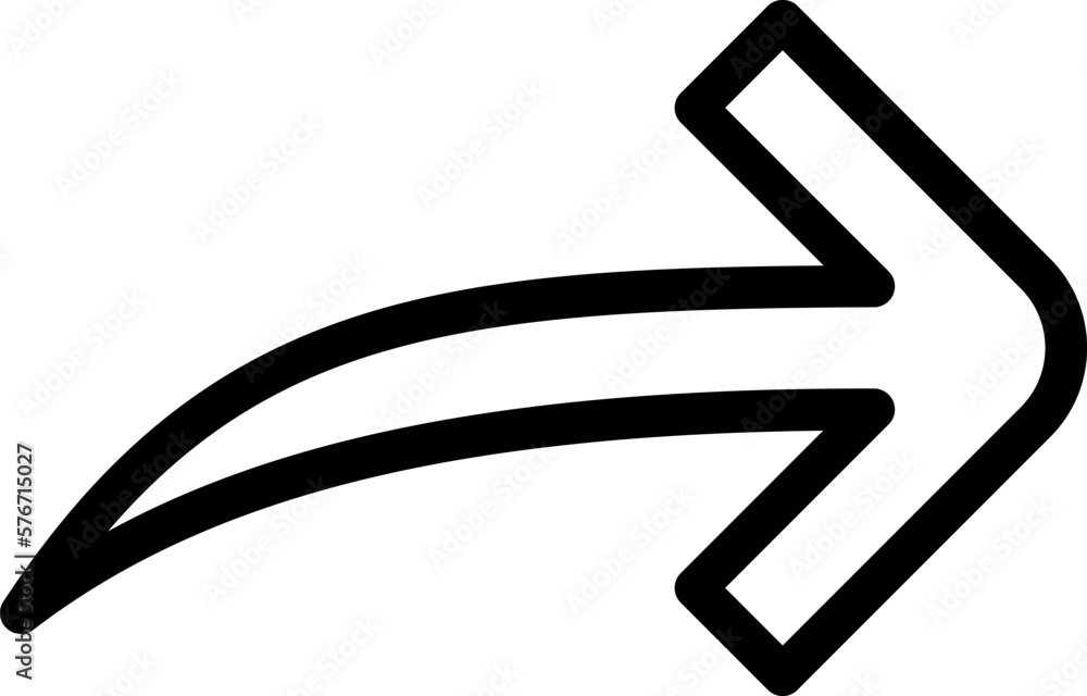 Poster arrow icon. simple thin line, outline vector of arrows icons for ui and ux, website or mobile applic