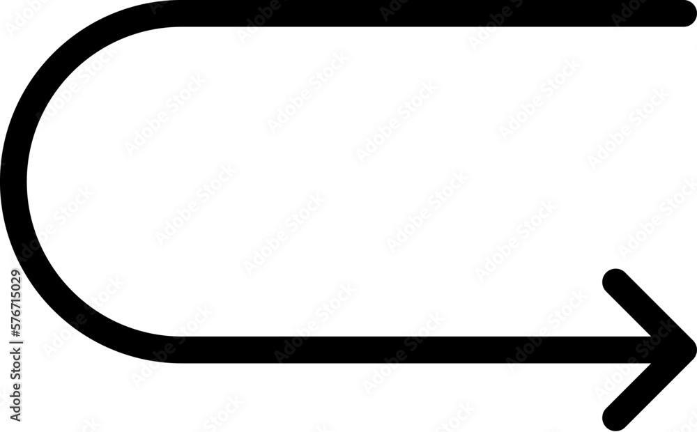 Poster arrow icon. simple thin line, outline vector of arrows icons for ui and ux, website or mobile applic