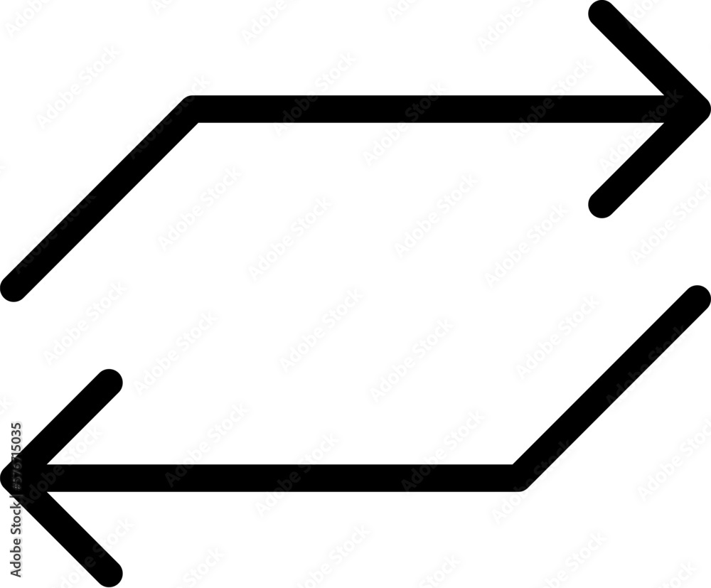 Poster arrow icon. simple thin line, outline vector of arrows icons for ui and ux, website or mobile applic