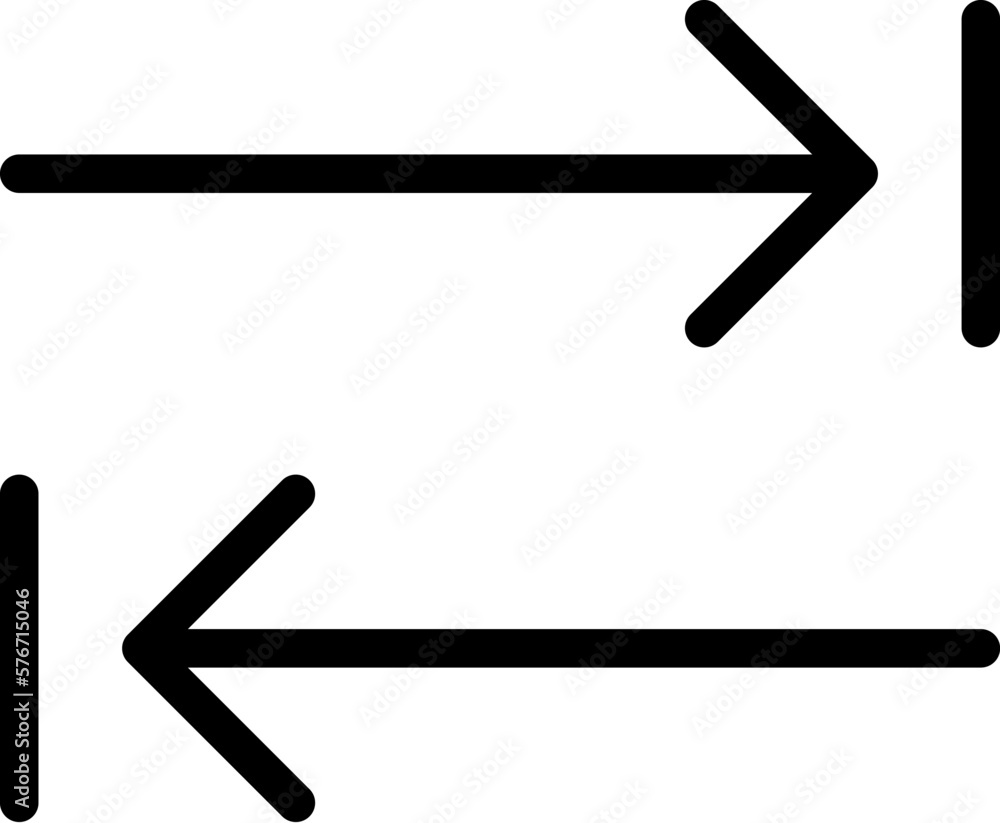 Poster arrow icon. simple thin line, outline vector of arrows icons for ui and ux, website or mobile applic