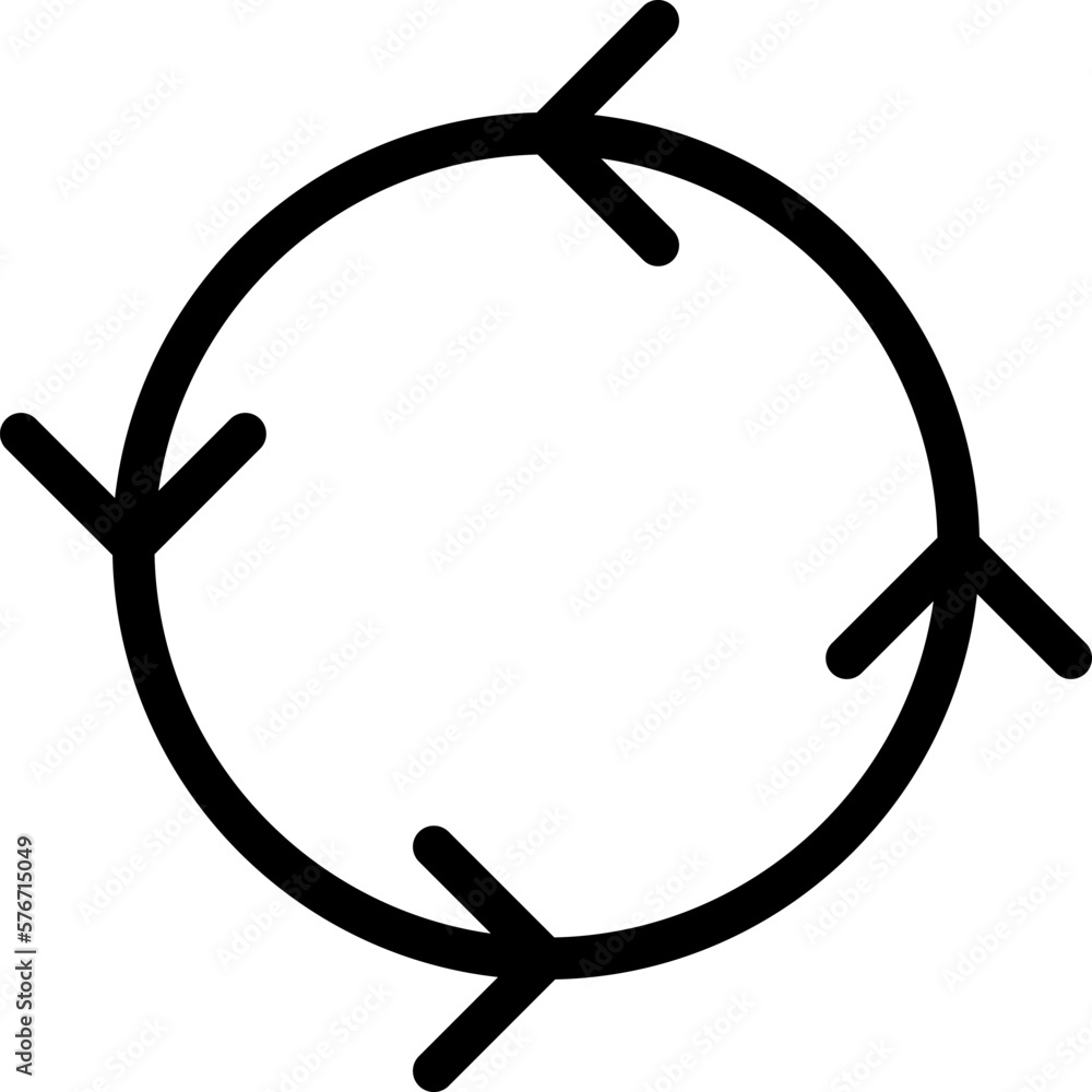 Poster arrow icon. simple thin line, outline vector of arrows icons for ui and ux, website or mobile applic