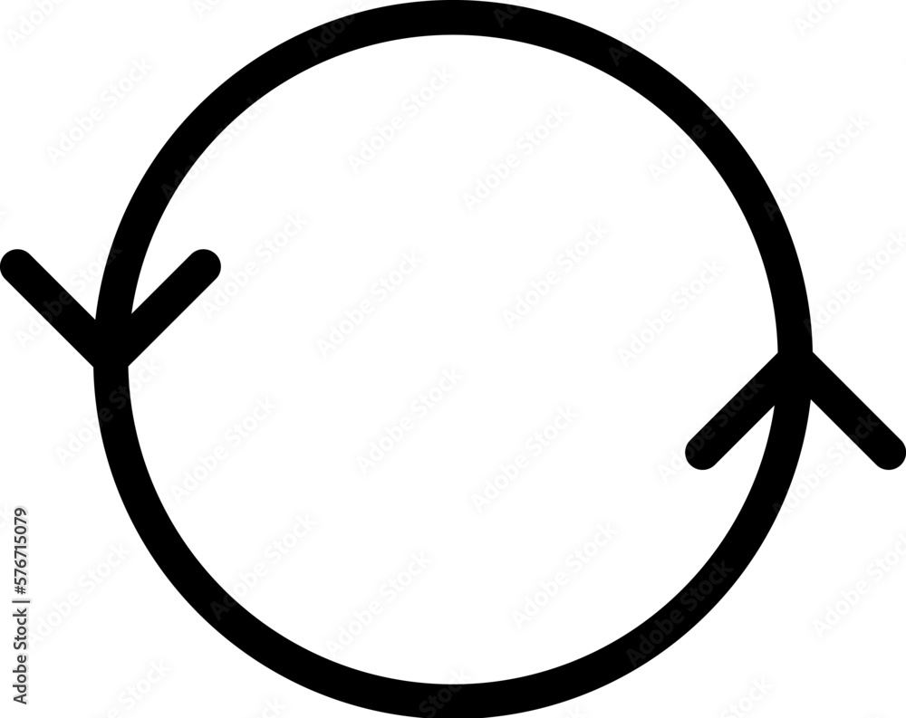 Poster arrow icon. simple thin line, outline vector of arrows icons for ui and ux, website or mobile applic