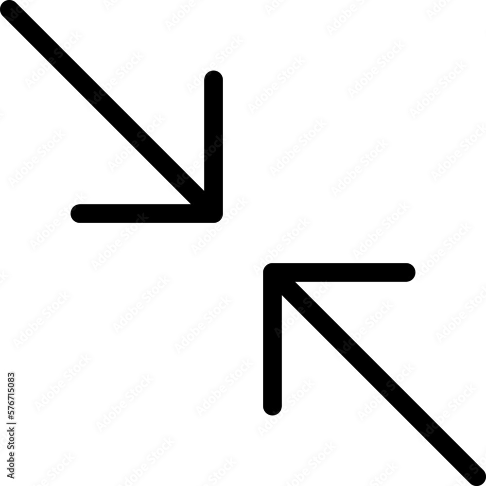 Poster arrow loop vector icon
