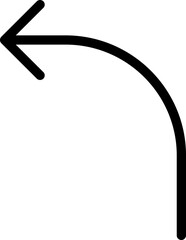 arrow turn vector icon