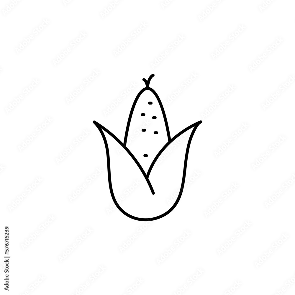 Poster acorn icon. simple thin line, outline vector of autumn icons for ui and ux, website or mobile applic
