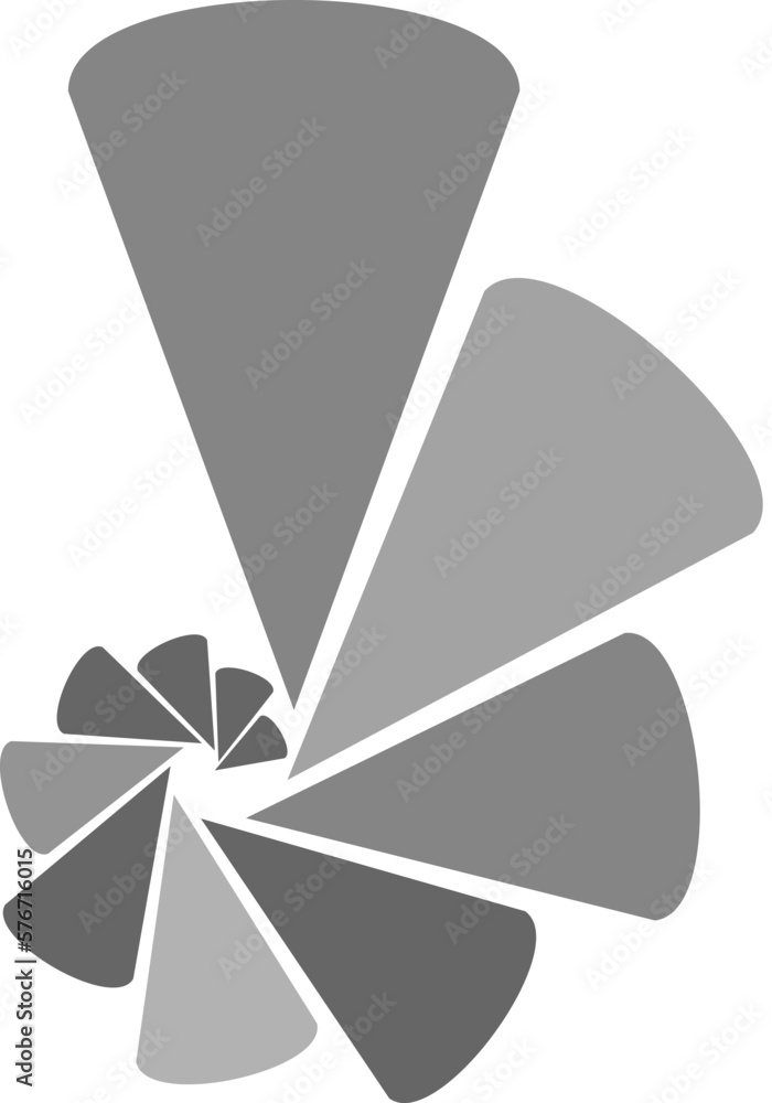 Poster windrose digram icon. simple glyph vector of charts and diagrams set for ui and ux, website or mobil