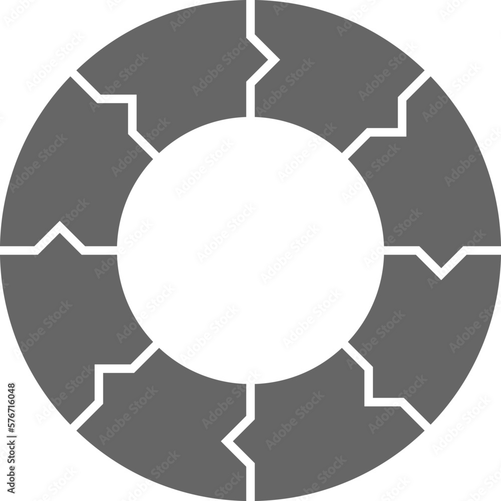 Poster circulation icon. simple glyph vector of charts and diagrams set for ui and ux, website or mobile ap
