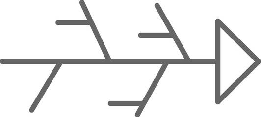 Fishbone Diagram vector icon