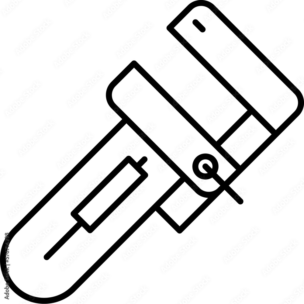 Poster wrench, maintenance icon. simple thin line, outline vector of construction tools icons for ui and ux