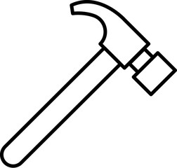 hammer vector icon