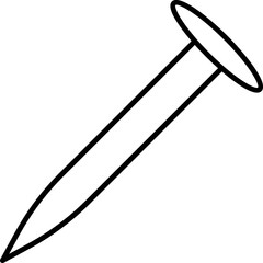 nail vector icon