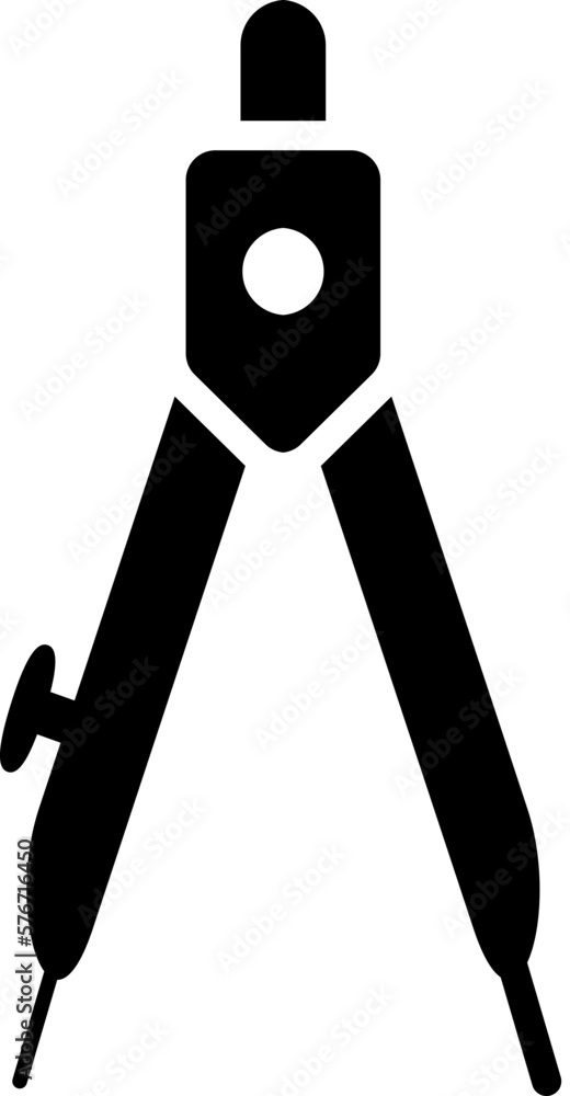 Poster compass icon element of education icon for mobile concept and web apps. web vector premium quality g