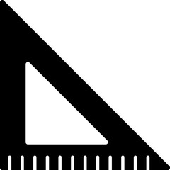 angle ruler vector icon