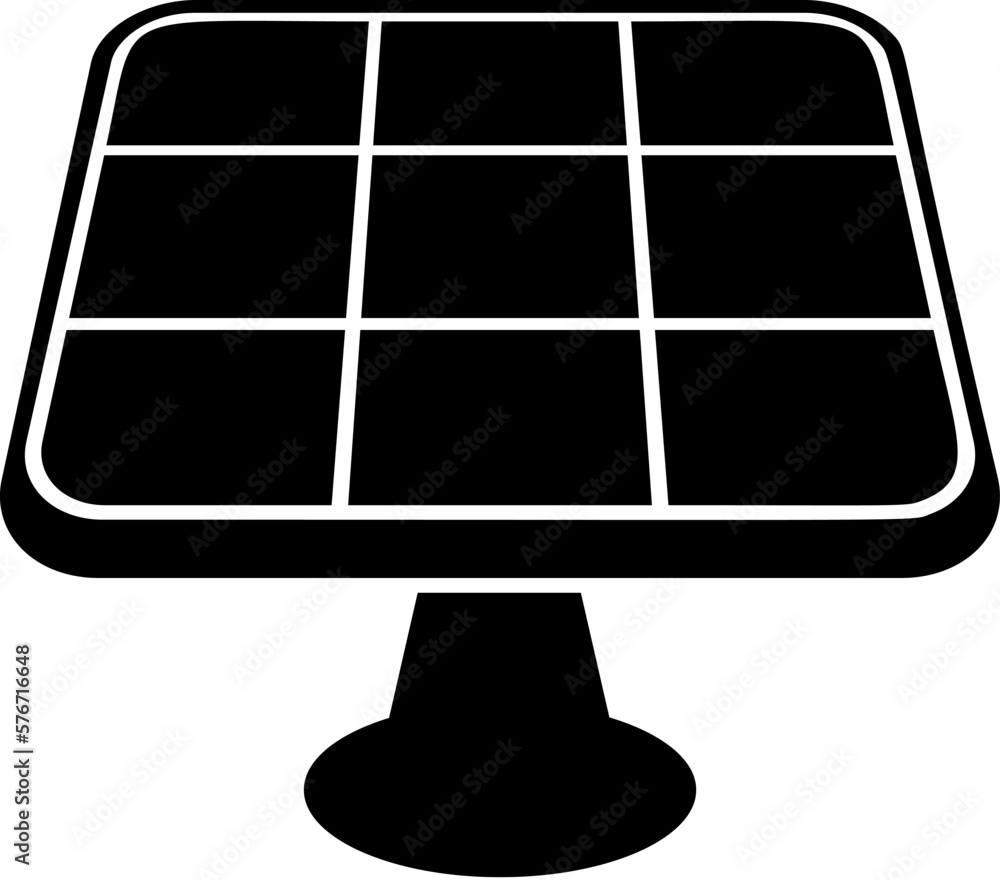 Aufkleber solar panels icon. simple glyph vector of energy for ui and ux, website or mobile application on whi