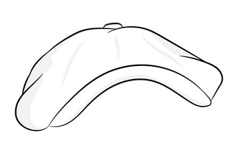 White Newsboy Hat Flat Cap Peaky Style