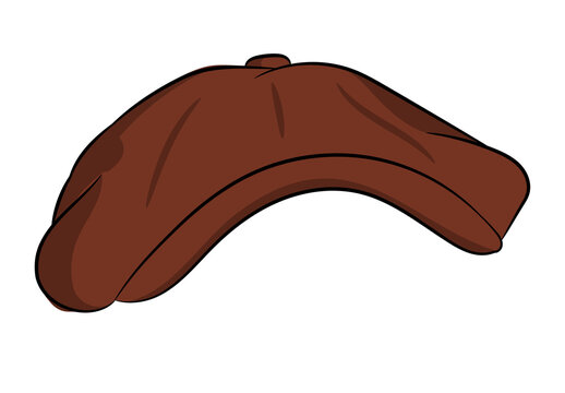 Brown Newsboy Hat Flat Cap Peaky Style