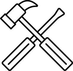 maintenance, constriction tools vector icon