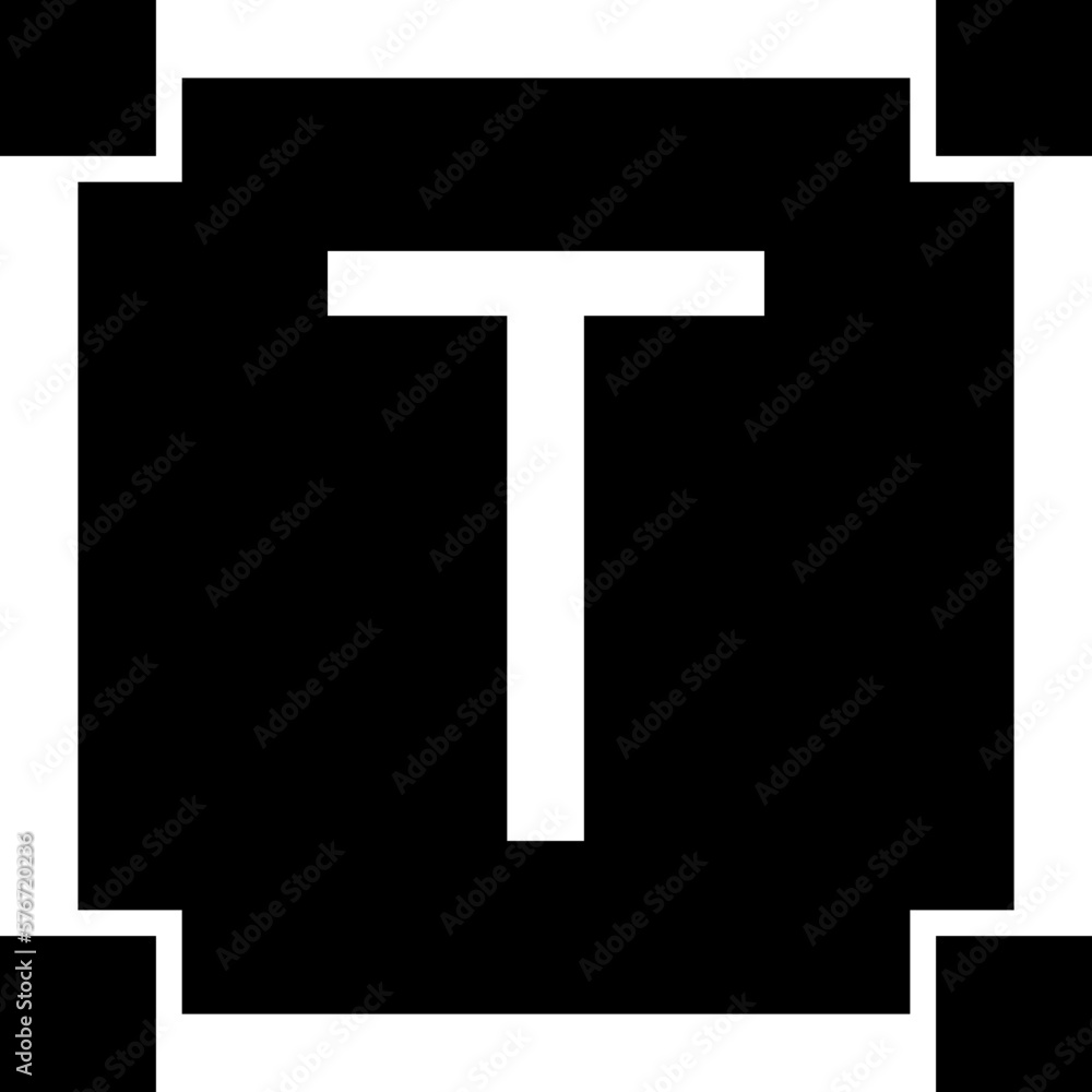 Poster editorial, select, text icon. simple glyph vector of text editor set icons for ui and ux, website or