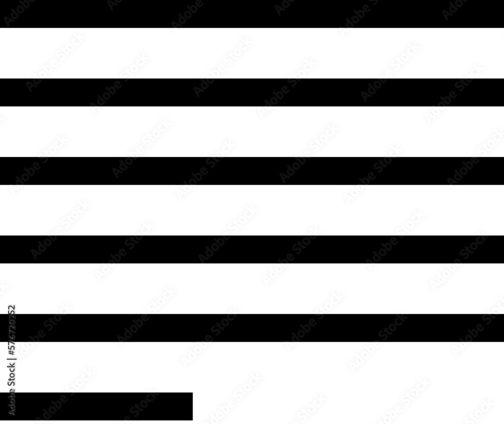 Poster alignment text vector icon