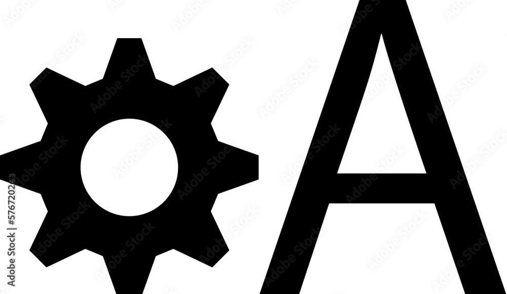 Poster edit text icon. simple glyph vector of text editor set icons for ui and ux, website or mobile applic