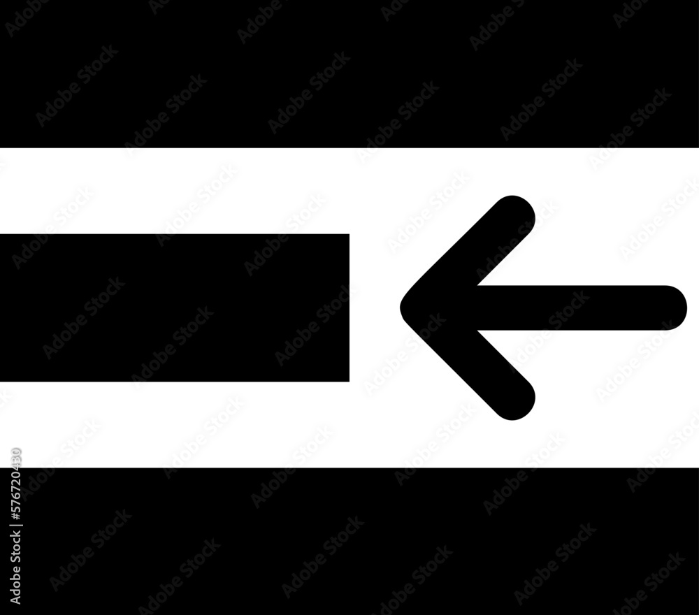 Poster right alignment, text icon. simple glyph vector of text editor set icons for ui and ux, website or m