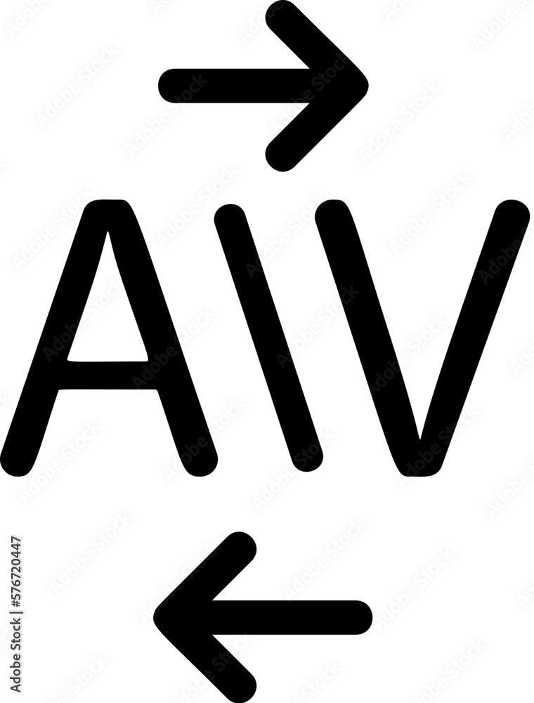 Poster kerming, text icon. simple glyph vector of text editor set icons for ui and ux, website or mobile ap