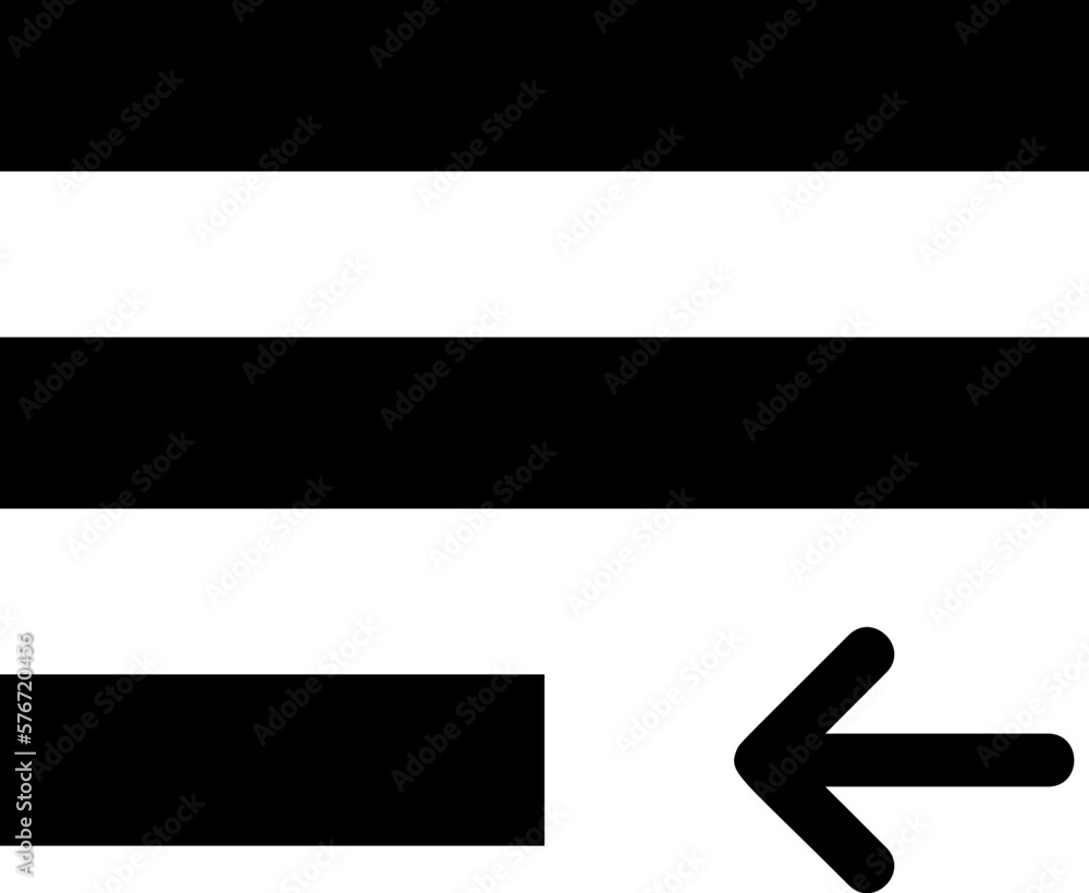 Poster justify, text icon. simple glyph vector of text editor set icons for ui and ux, website or mobile ap