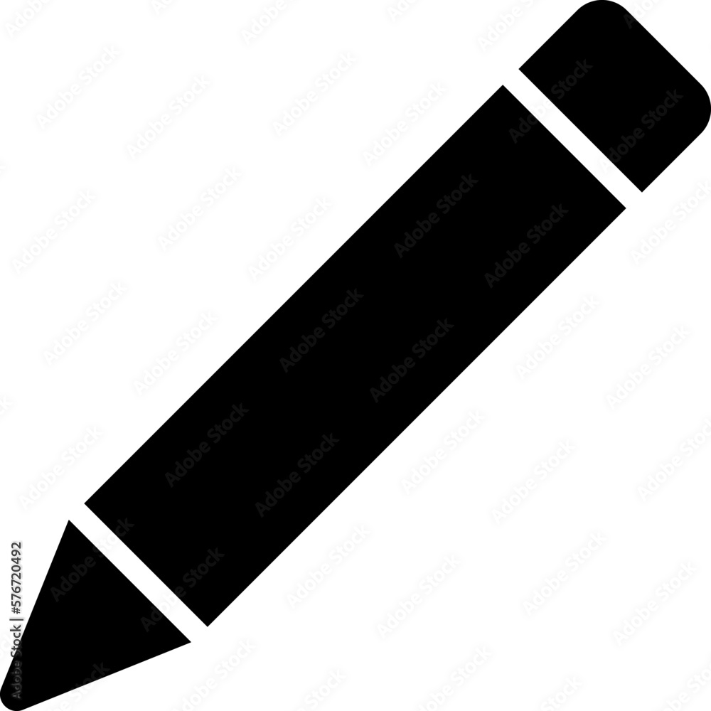 Poster pencil tool, text icon. simple glyph vector of text editor set icons for ui and ux, website or mobil
