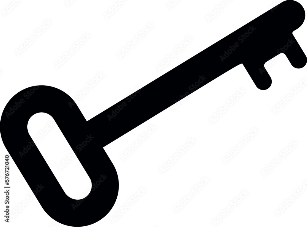 Poster key icon. simple glyph vector of universal set icons for ui and ux, website or mobile application on