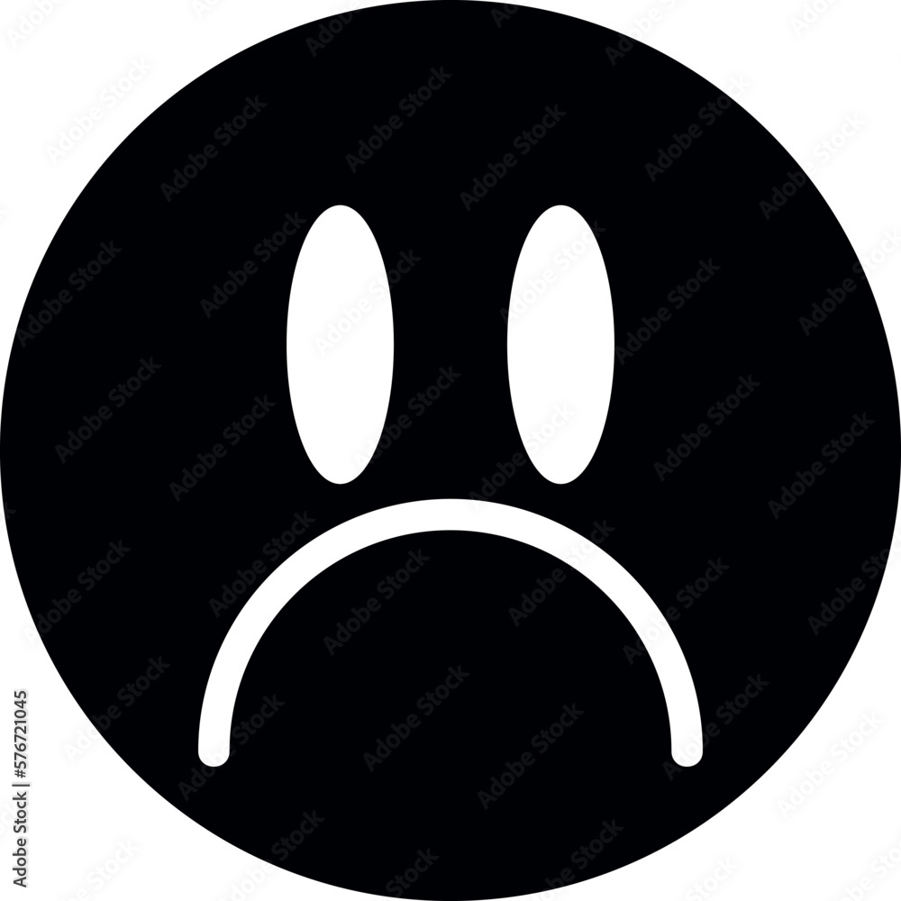 Poster positive, sadness icon. simple glyph vector of universal set icons for ui and ux, website or mobile 