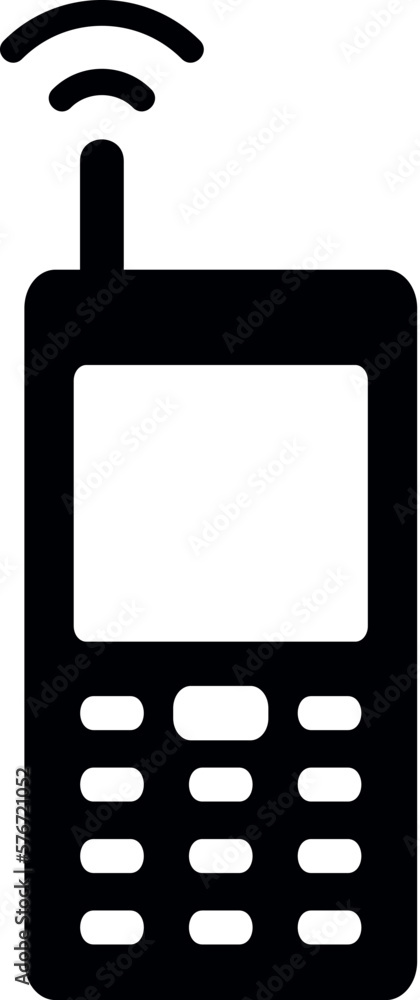 Poster network phone icon. simple glyph vector of universal set icons for ui and ux, website or mobile appl