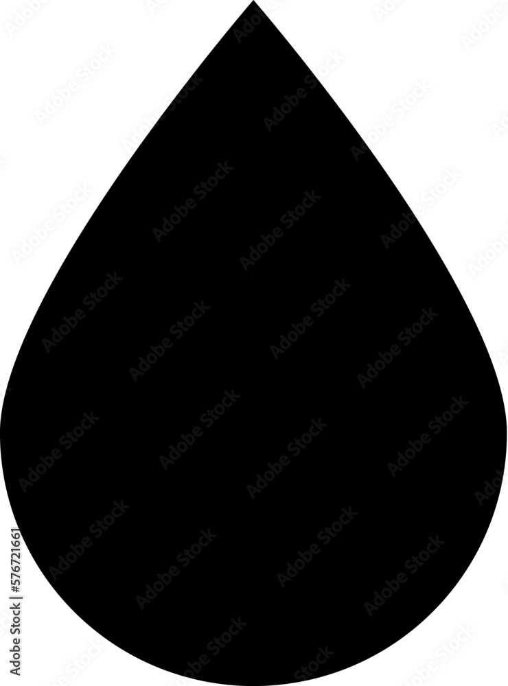 Poster moisture drop icon. simple glyph vector of weather set for ui and ux, website or mobile application 