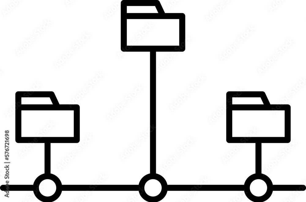 Poster data, design icon. simple outline vector of web design development set icons for ui and ux, website 