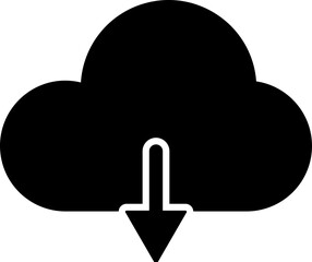 Low clouds vector icon