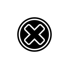 Fototapeta premium sign removal or delete vector icon