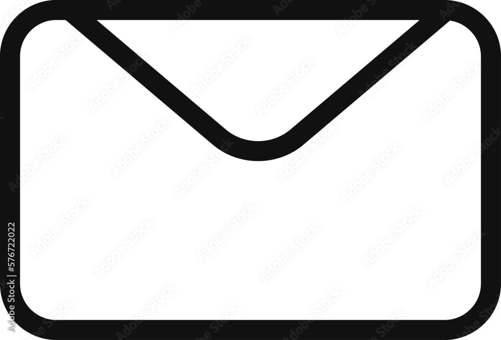 Poster letter icon. simple thin line, outline vector of web icons for ui and ux, website or mobile applicat