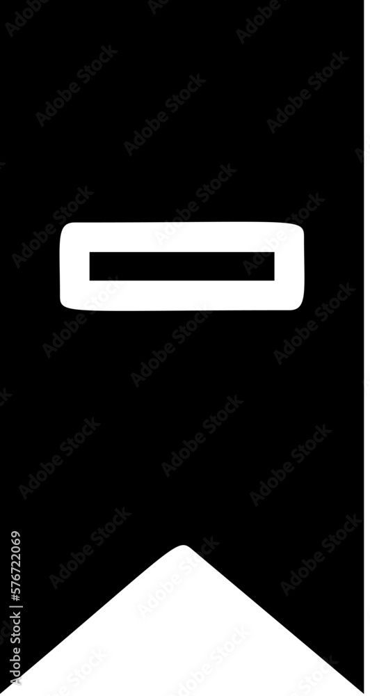 Poster remove bookmark flag with minus icon. simple glyph, flat vector of web icons for ui and ux, website 