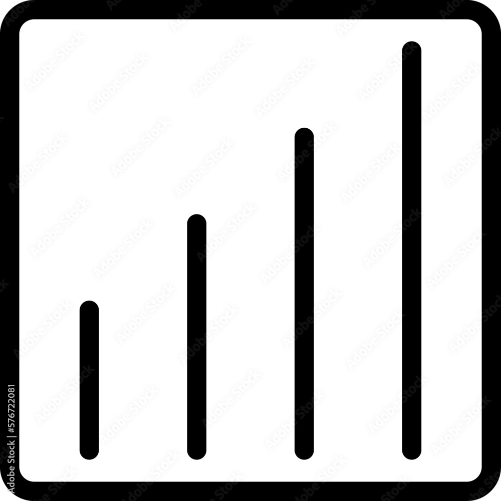 Poster volume icon. simple thin line, outline vector of web icons for ui and ux, website or mobile applicat
