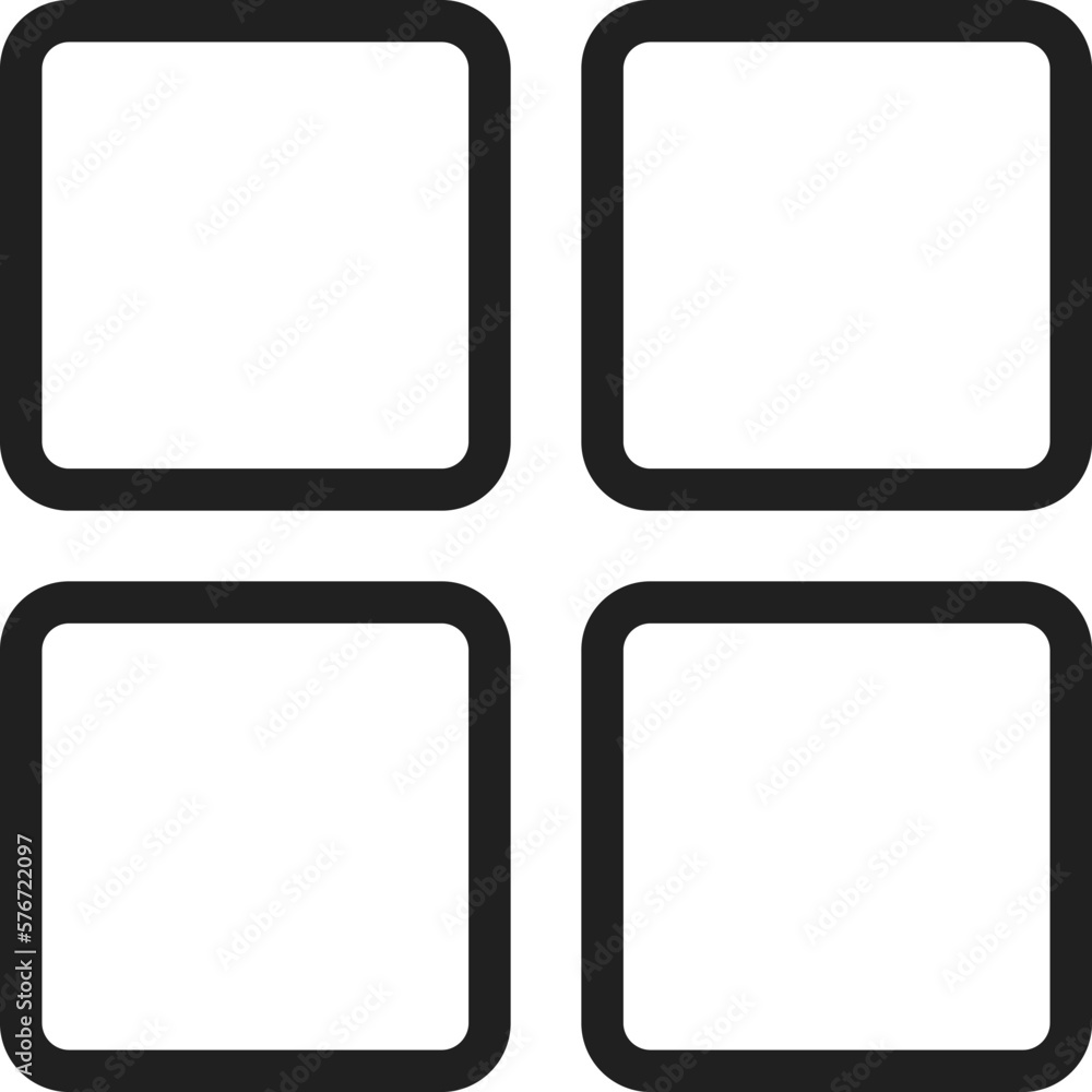 Poster menu icon. simple thin line, outline vector of web icons for ui and ux, website or mobile applicatio