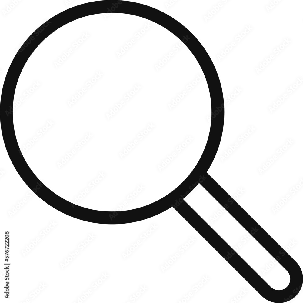Poster search icon. simple thin line, outline vector of web icons for ui and ux, website or mobile applicat