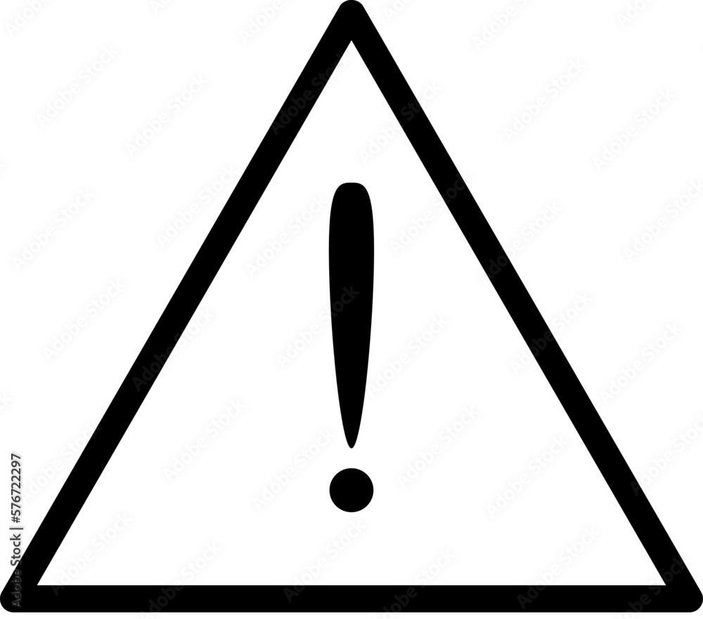 Poster warning sign icon. simple thin line, outline vector of web icons for ui and ux, website or mobile ap